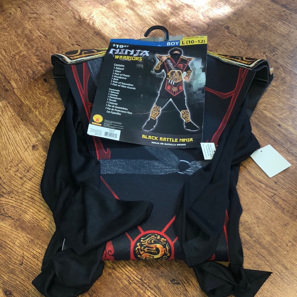 Boys Red Ninja Costume(NWT)